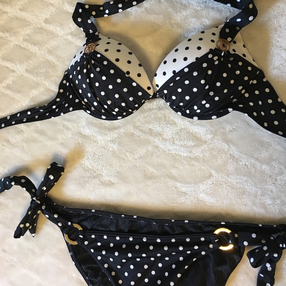 VS push-up polka dot bikini